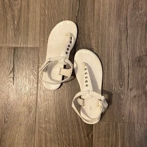 White Michael Kors Sandals